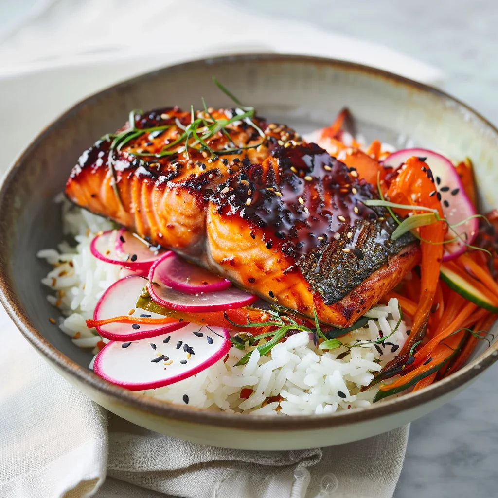 Miso Glazed salmon